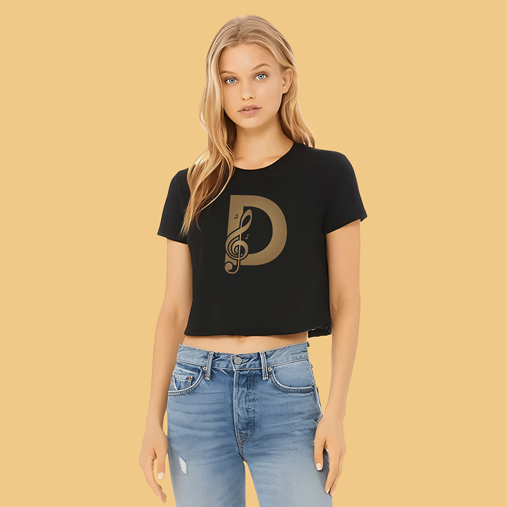 Women's Flowy Cropped Tee - Image 2