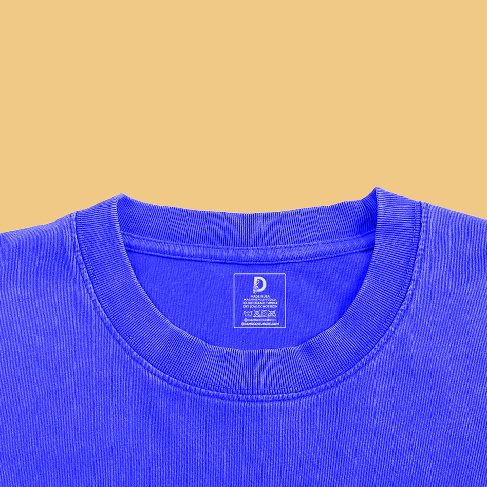 Snow Washed Oversized Cotton T-Shirt - Image 6