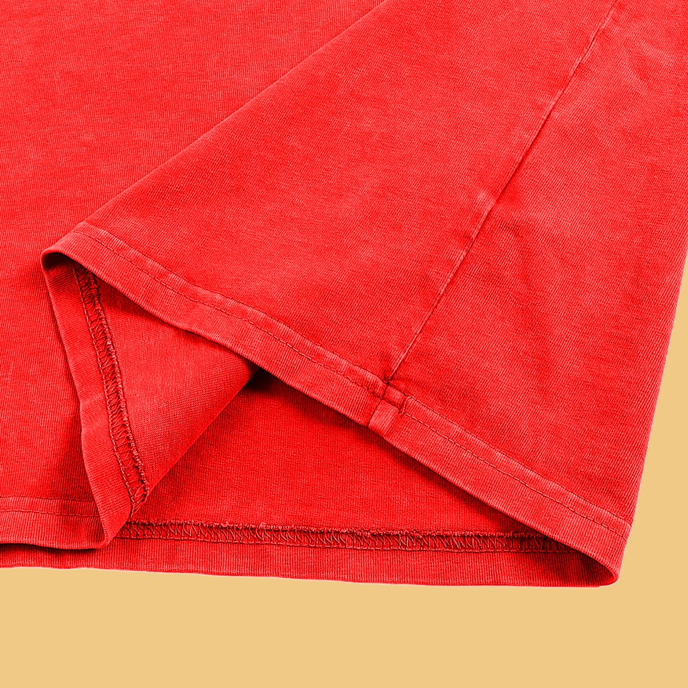 Snow Washed Oversized Cotton T-Shirt - Image 8