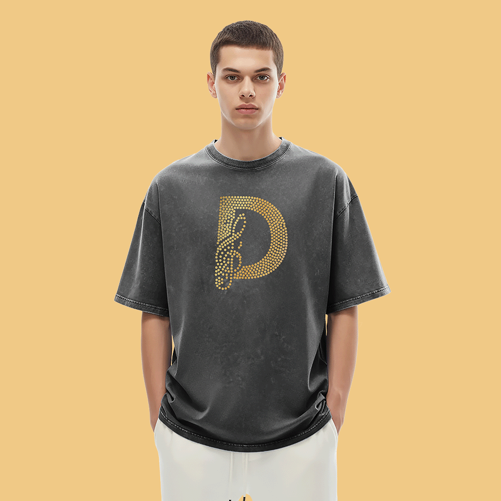 Snow Washed Oversized Cotton T-Shirt - Image 3